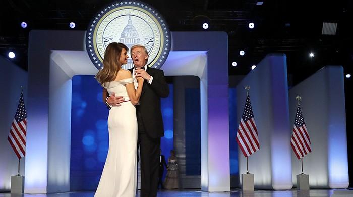 Melania Trump stuns in first lady fashion stakes
