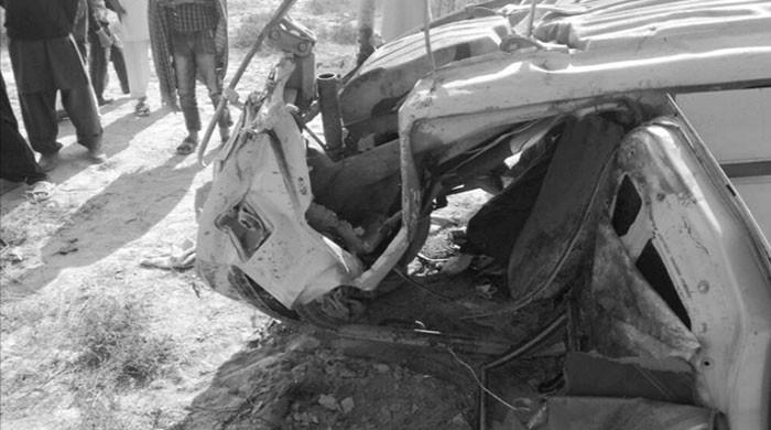 Six killed as train rams into car in Gojra