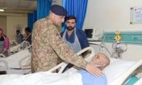 COAS Gen Bajwa visits injured of Parachinar blast