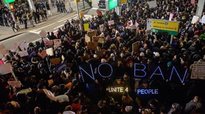 Attorneys general from 16 states condemn Trump travel ban