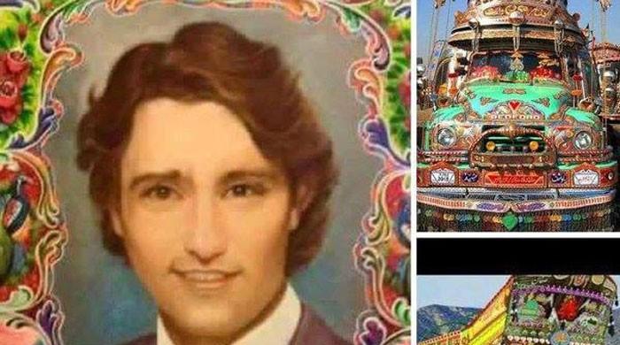 Canadian PM 'truck art' sends social media into frenzy