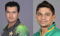 Image result for Sharjeel, Khalid suspended