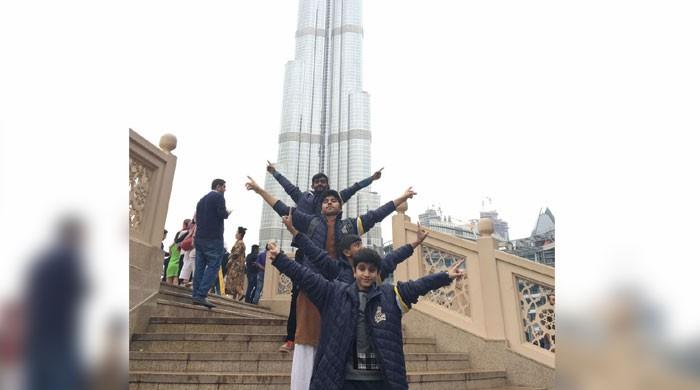 Invited by Zalmi, children from Shaukat Khanum Cancer Hospital enjoy Dubai city tour