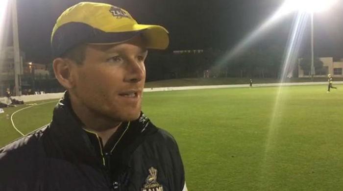 England’s Eoin Morgan leaves PSL on a charitable note