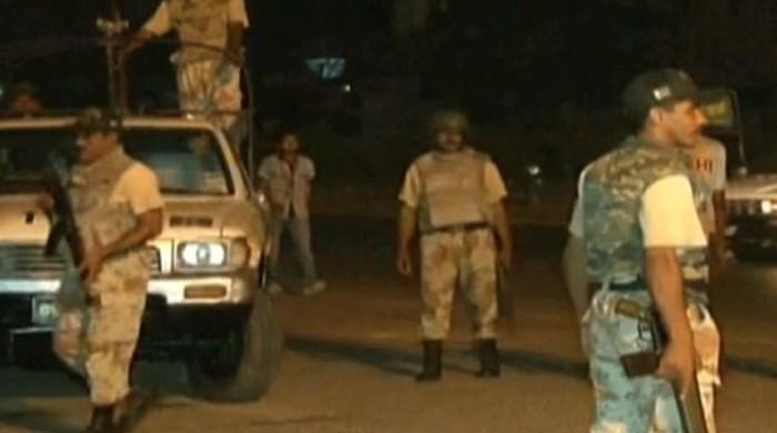 Seven terrorists killed by Rangers during firing incident in Shah Latif Town