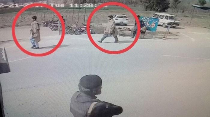 CCTV footage shows alleged suicide bombers of Charsadda attack CCTV footage shows alleged suicide bombers of Charsadda attack