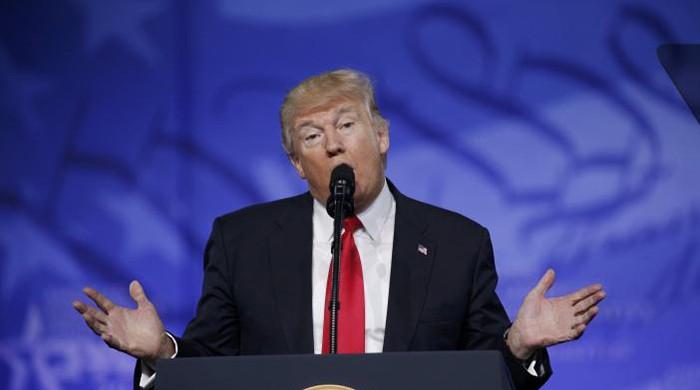 Trump vows military build-up, hammers nationalist themes