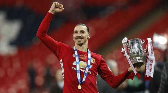 United's Ibrahimovic strikes twice to win League Cup