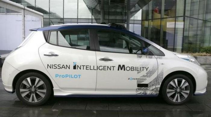 Self-driving Nissan car takes to Europe's streets for first time
