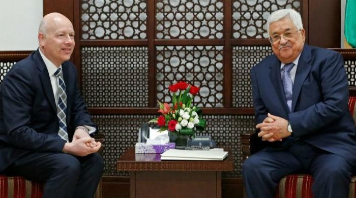 Trump envoy meets Palestinian president Abbas as White House wades into Mideast conflict