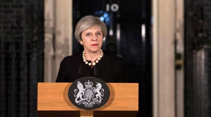 British PM May says terrorists will be defeated