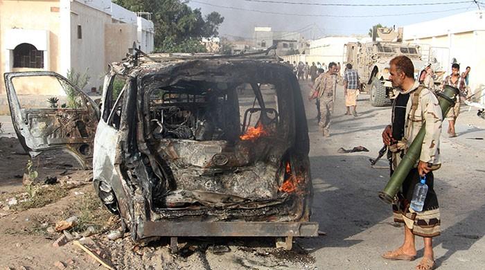 At least 11 dead in suicide bombing and gun attack in southern Yemen