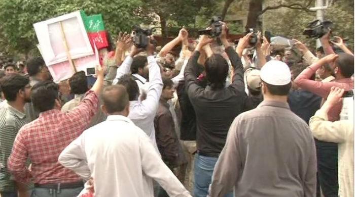 PTI protests water shortage in Islamabad