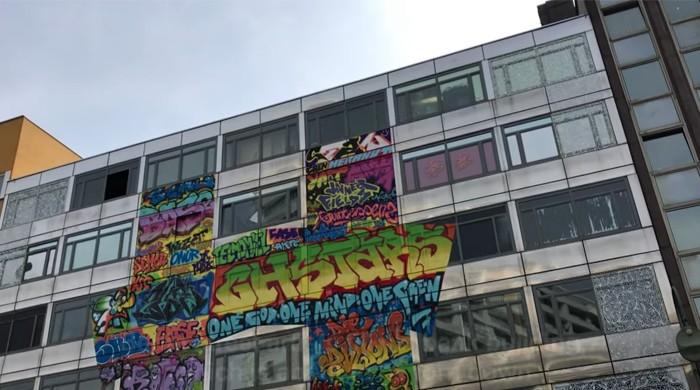 In Berlin, a street art gallery designed to be destroyed