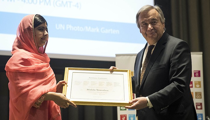 Malala excited after being accepted to Oxford University 