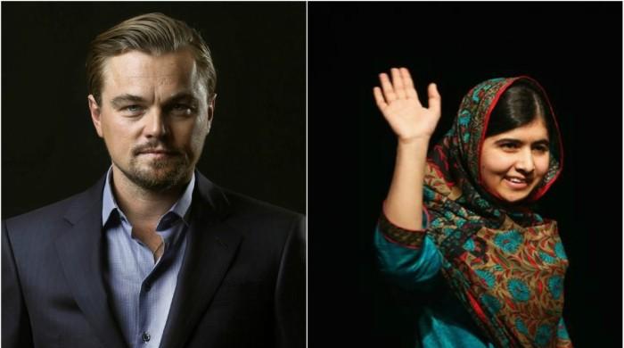 Leonardo DiCaprio congratulates Malala Yousafzai