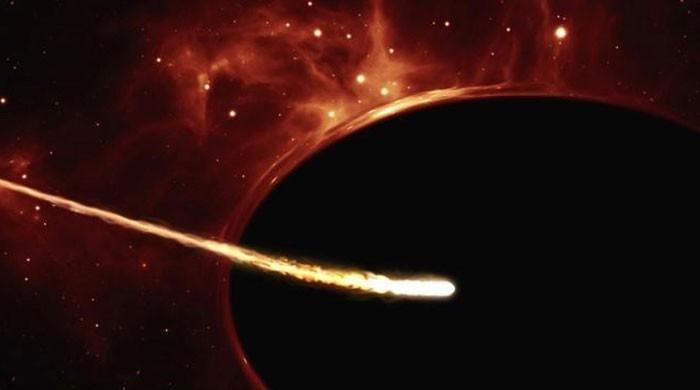 Astronomers piece together first image of black hole