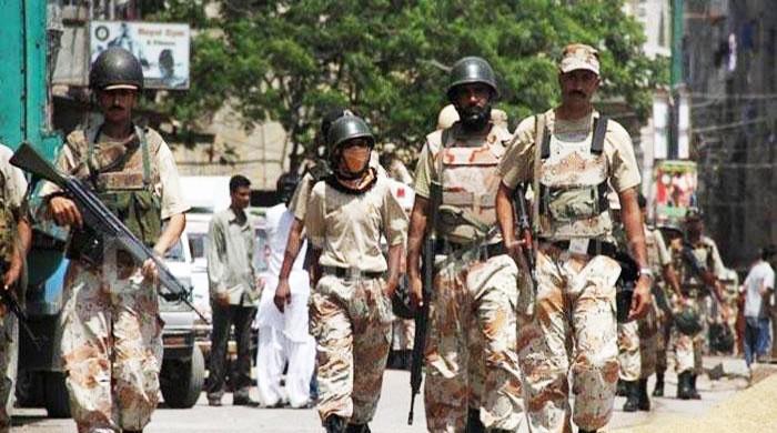 Image result for Rangers withdrawn from deployments in Sindh following expiry of special powers
