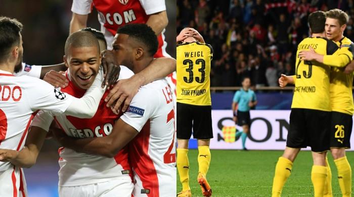 Mbappe helps fire Monaco to Champions League semis