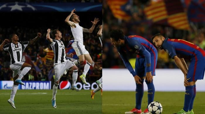 Juventus hold firm to knock out Barcelona