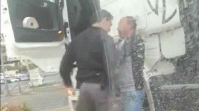 Israeli policeman fired for beating Palestinian driver