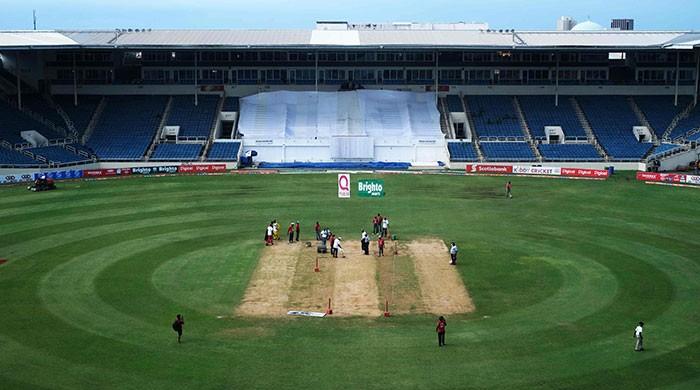 Poor covers delay West Indies, Pakistan Test