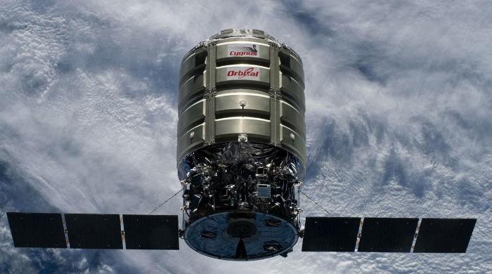 Orbital cargo ship arrives at space station