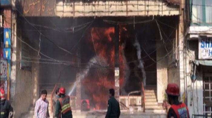 Lahore's New Anarkali plaza inferno controlled