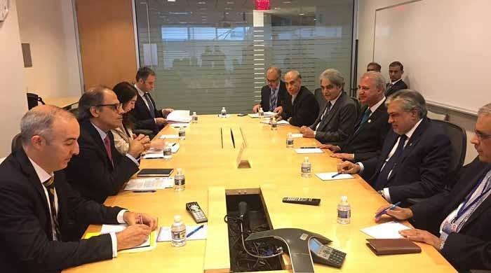 Dar meets US Treasury Secretary, discusses economic development