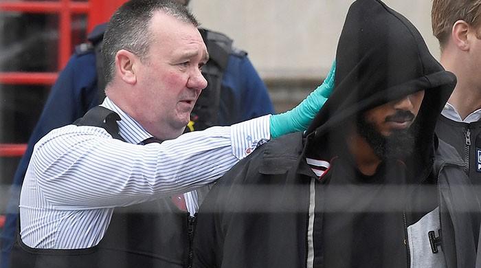 'Knives' seen as man arrested near UK parliament