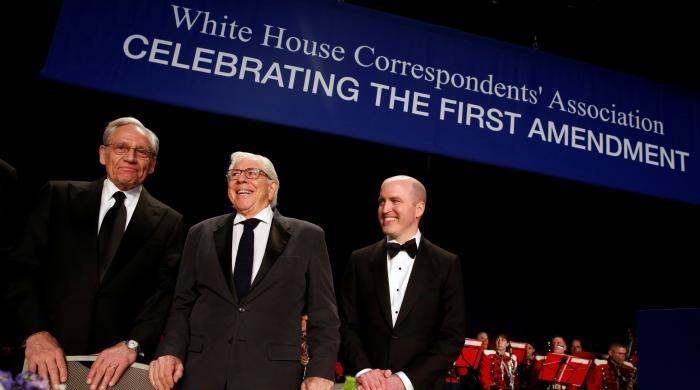 Toned-down White House press dinner continues Trump-less