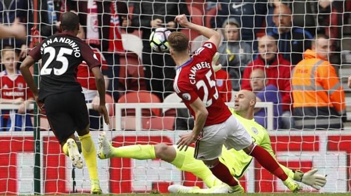 Late Jesus header gives Man City draw at Middlesbrough