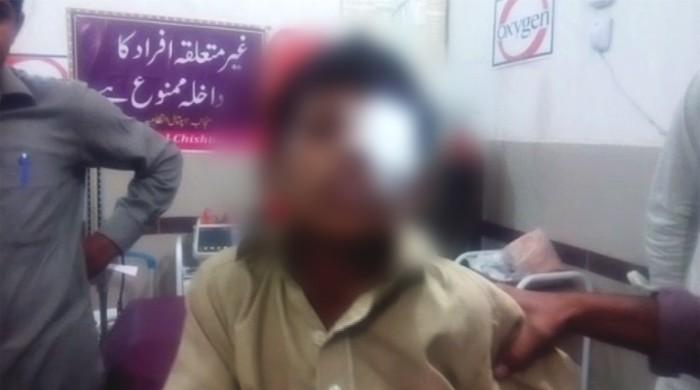 Student tortured by teacher in Bahawalnagar, suffers injuries to head, eye