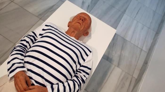 Eerie model of Picasso's corpse in Spain makes subtle jab at capitalism