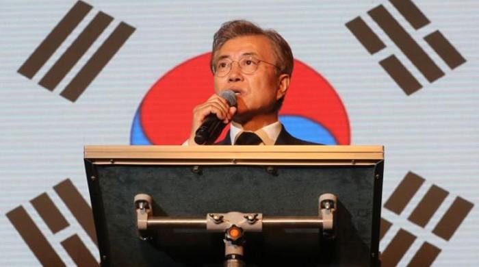 South Korea's Moon takes oath of office as president
