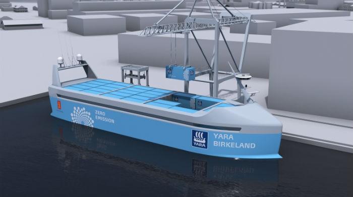 Norway to build first self-sailing electric cargo ship