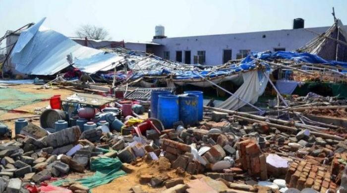 Wall collapse kills 24 at Indian wedding