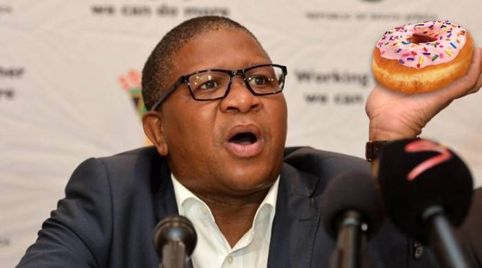 South African police minister scolds driver online