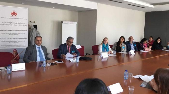 Intellectuals, activists discuss role of Kashmiri women in South Asian perspective at EU parliament