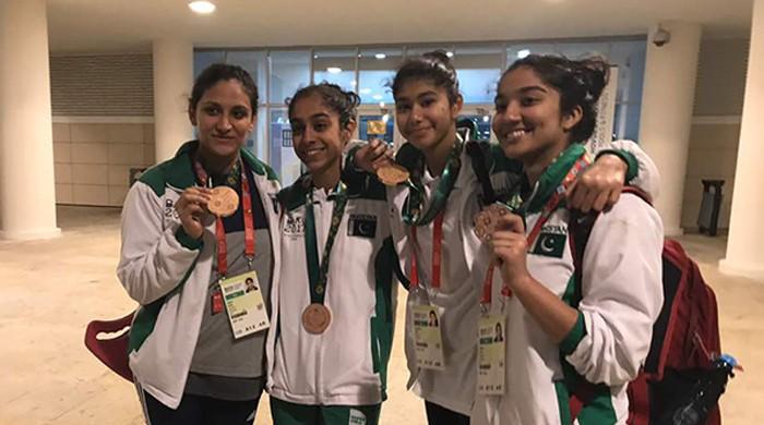 Female swimmers win bronze medal for Pakistan in Islamic solidarity games