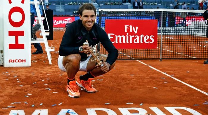Nadal edges out Thiem for fifth Madrid Masters