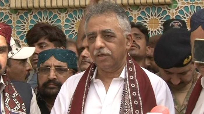 Sindh governor condemns Gwadar incident during Sehwan visit