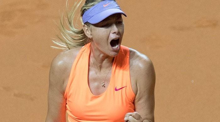 Sharapova wins opening match in Rome