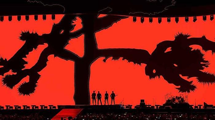 U2 scans new political landscape at US 'Joshua Tree' tour debut