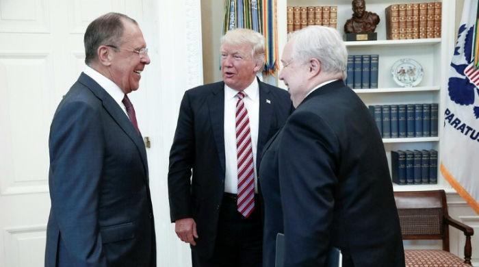 Trump accused of divulging top-secret intelligence to Russians