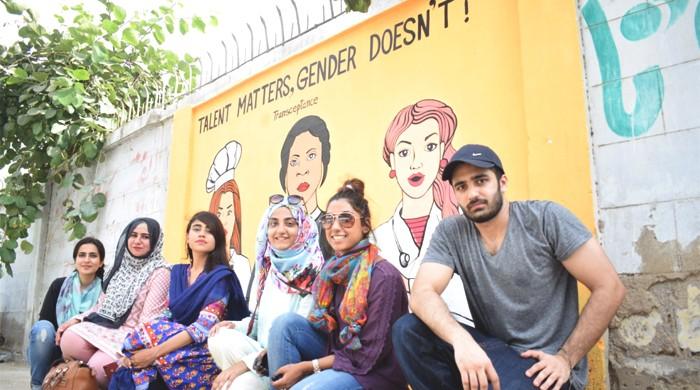 A mural of lost dreams: Students in Karachi push for transgender awareness