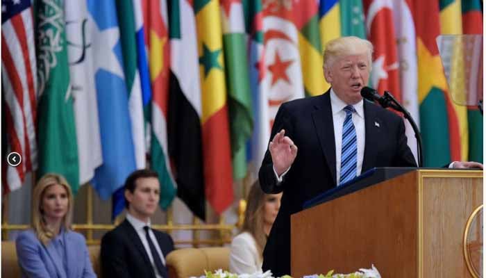 Defeating terrorism our mutual goal, Trump says in Saudi summit