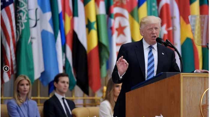 Defeating terrorism our mutual goal, Trump says in Saudi summit