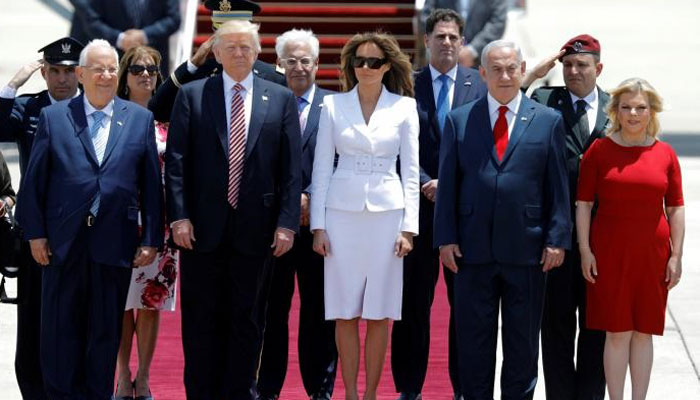 Trump in Israel, says he has new reasons to hope for Middle East peace