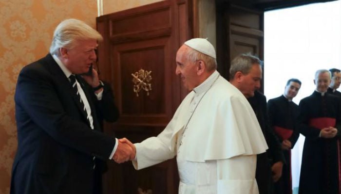 Donald Trump holds Vatican meeting with Pope Francis